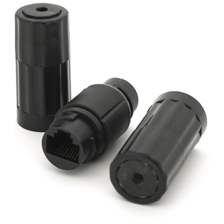 Зрощувач Voltronic 1+1 RJ45 UTP 5e 8P8C IP68, black (16628) - фото 2
