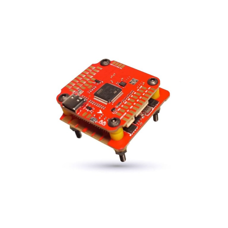 Політний стек FLYTEX Fuzia F405 V2 + ESC 55A 6S (WVST3REDYELLOWV2) - фото 1