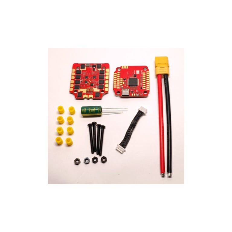 Політний стек FLYTEX Fuzia F405 V2 + ESC 55A 6S (WVST3REDYELLOWV2) - фото 3
