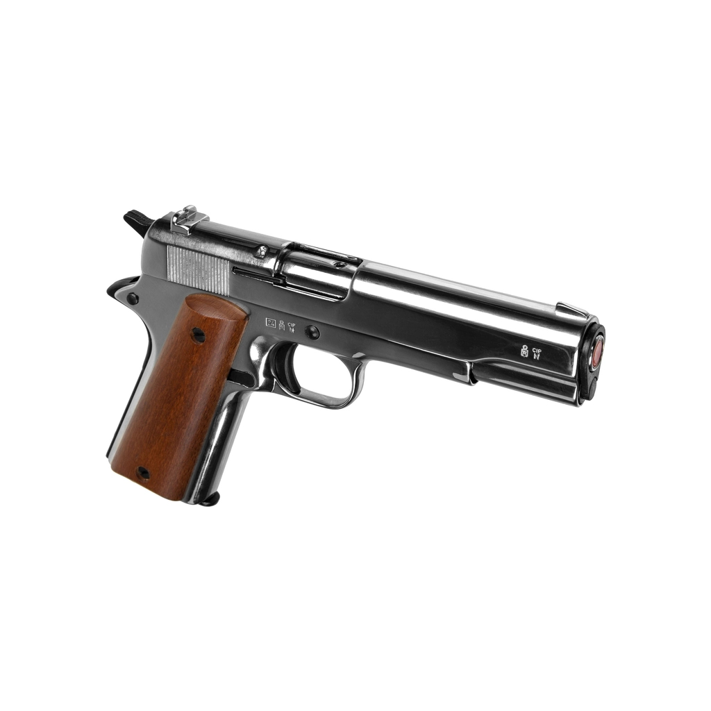 Стартовий пістолет Bruni 96 cal.9 PAK Nikel (1505N) - фото 4 Стартовий пістолет Bruni 96 cal.9 PAK Nikel (1505N) - фото 4