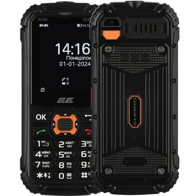 Мобільний телефон 2E R240 2025 Black (694743657623) - фото 1