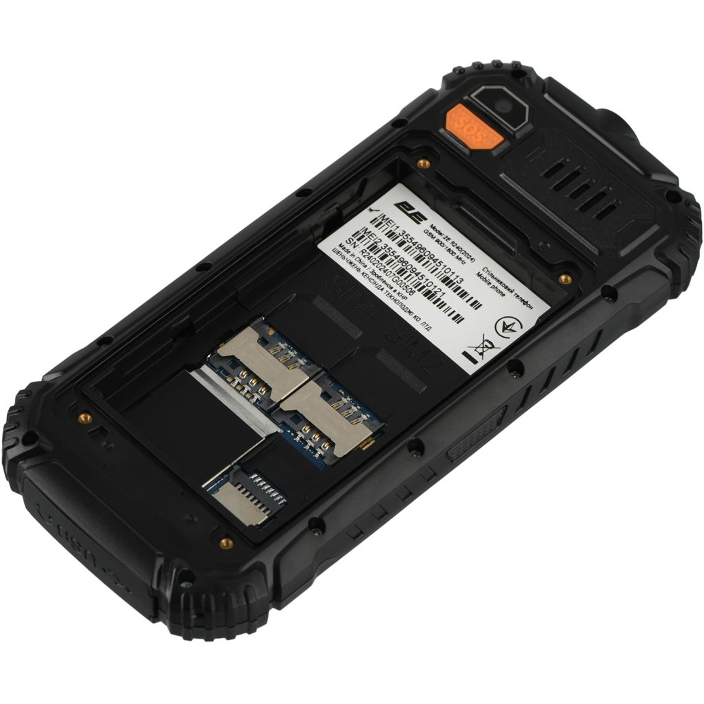 Мобільний телефон 2E R240 2025 Black (694743657623) - фото 10 Мобільний телефон 2E R240 2025 Black (694743657623) - фото 10