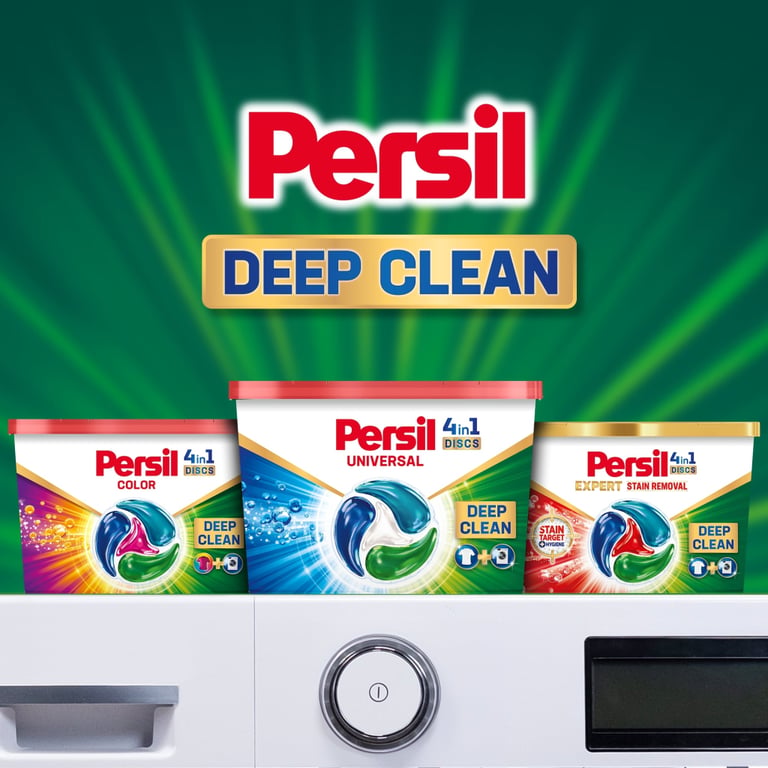 Капсули для прання Persil 4in1 Discs Universal Deep Clean 60 шт. (9000101830910) - фото 6