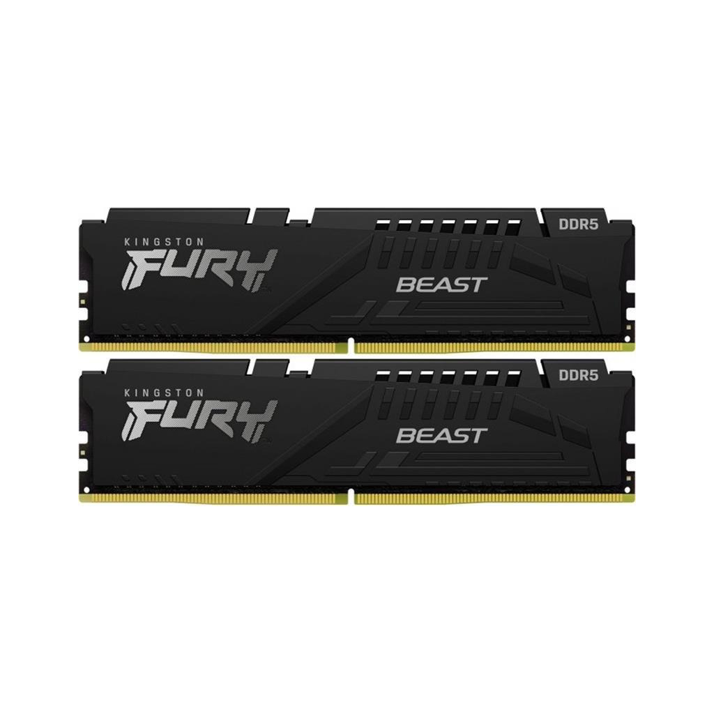 Модуль пам%27яті для комп%27ютера DDR5 64GB (2x32GB) 5600 MHz Fury Beast Black Kingston Fury (ex.HyperX) (KF556C36BBE2K2-64) Модуль пам%27яті для комп%27ютера DDR5 64GB (2x32GB) 5600 MHz Fury Beast Black Kingston Fury (ex.HyperX) (KF556C36BBE2K2-64)