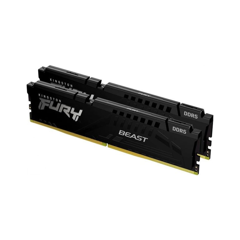 Модуль пам'яті для комп'ютера DDR5 64GB (2x32GB) 5600 MHz Fury Beast Black Kingston Fury (ex.HyperX) (KF556C36BBE2K2-64) - фото 2