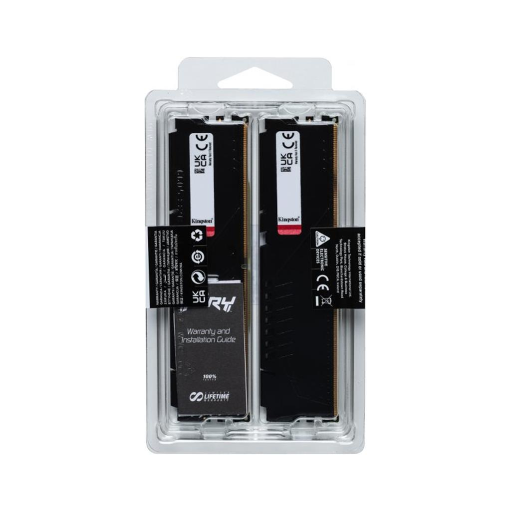 Модуль пам'яті для комп'ютера DDR5 64GB (2x32GB) 5600 MHz Fury Beast Black Kingston Fury (ex.HyperX) (KF556C36BBE2K2-64) - фото 7 Модуль пам'яті для комп'ютера DDR5 64GB (2x32GB) 5600 MHz Fury Beast Black Kingston Fury (ex.HyperX) (KF556C36BBE2K2-64) - фото 7