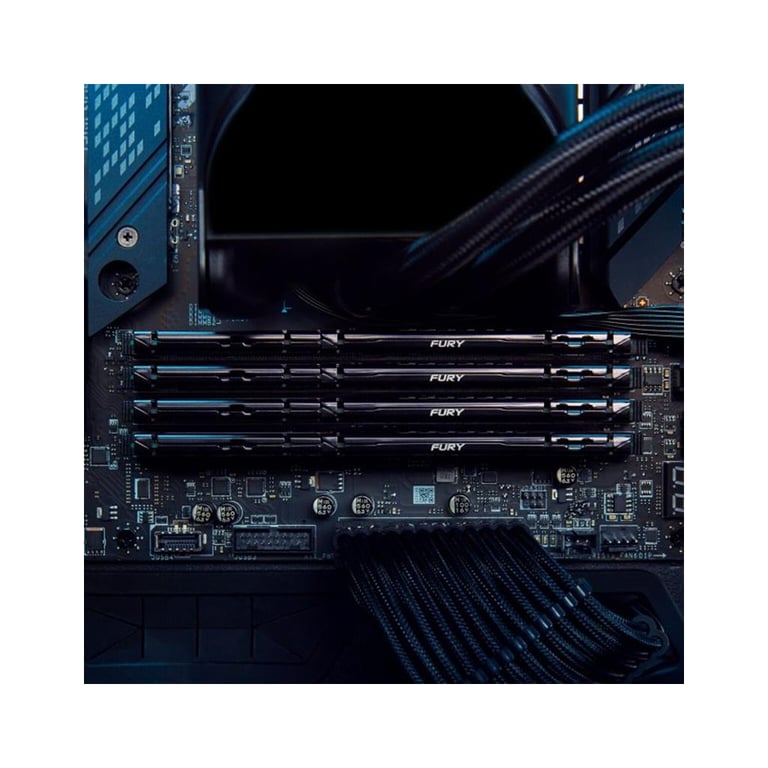 Модуль пам'яті для комп'ютера DDR5 64GB (2x32GB) 5600 MHz Fury Beast Black Kingston Fury (ex.HyperX) (KF556C36BBE2K2-64) - фото 8