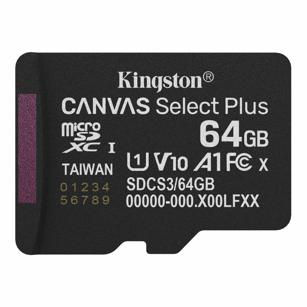 Карта пам%27яті Kingston 64GB microSDXC class 10 UHS-I V10 A1 Canvas Select Plus (SDCS3/64GBSP) Карта пам%27яті Kingston 64GB microSDXC class 10 UHS-I V10 A1 Canvas Select Plus (SDCS3/64GBSP)