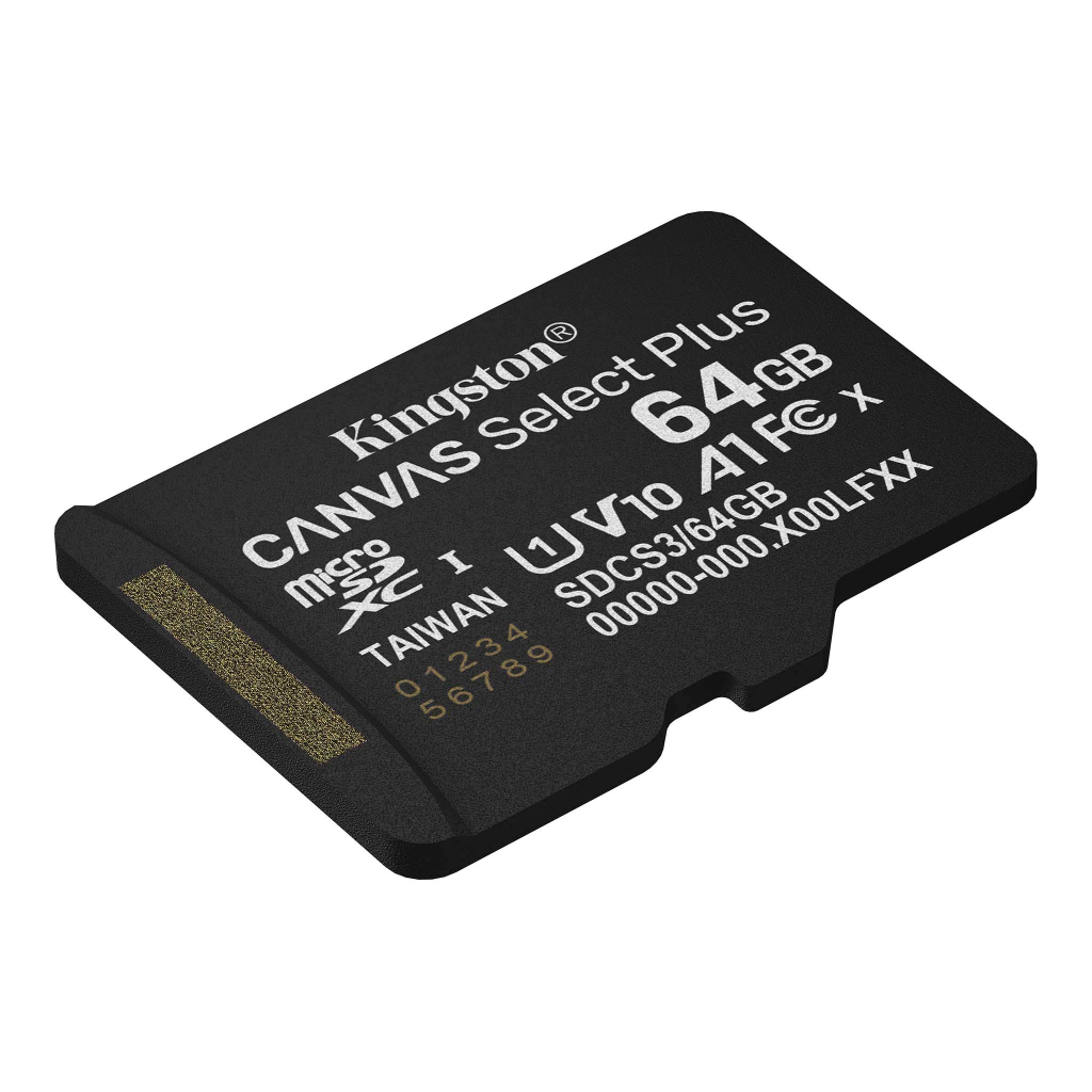 Карта пам'яті Kingston 64GB microSDXC class 10 UHS-I V10 A1 Canvas Select Plus (SDCS3/64GBSP) - фото 2 Карта пам'яті Kingston 64GB microSDXC class 10 UHS-I V10 A1 Canvas Select Plus (SDCS3/64GBSP) - фото 2