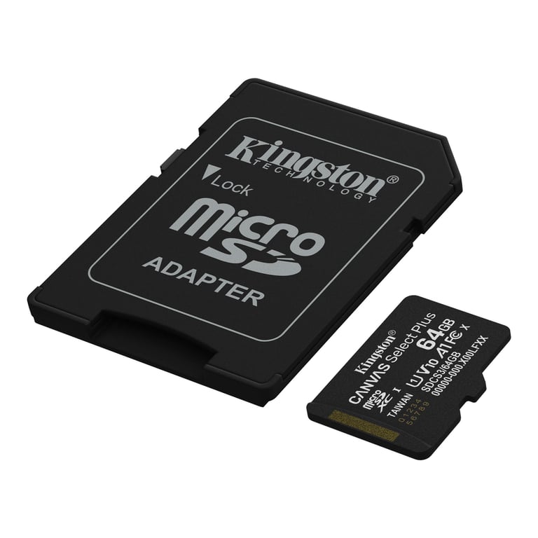 Карта пам'яті Kingston 64GB microSDXC class 10 UHS-I V10 A1 Canvas Select Plus (SDCS3/64GB) - фото 2