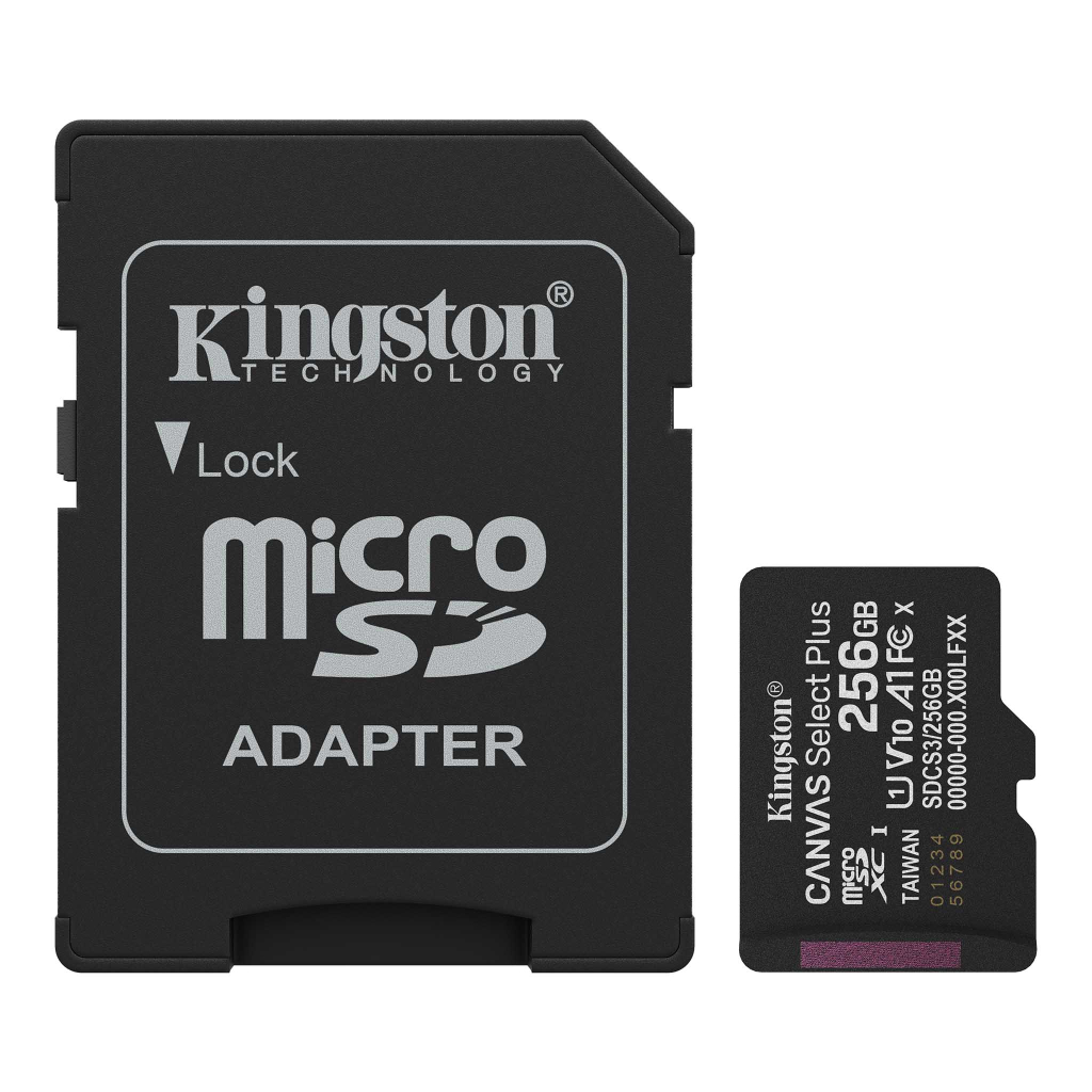 Карта пам%27яті Kingston 256GB microSDXC class 10 UHS-I V10 A1 Canvas Select Plus (SDCS3/256GB) Карта пам%27яті Kingston 256GB microSDXC class 10 UHS-I V10 A1 Canvas Select Plus (SDCS3/256GB)
