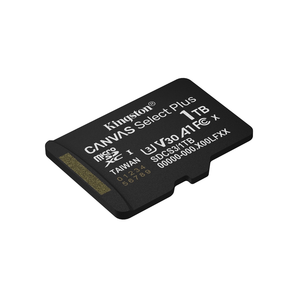 Карта пам'яті Kingston 1TB microSDXC class 10 UHS-I U3 V30 A1 Canvas Select Plus (SDCS3/1TBSP) - фото 2 Карта пам'яті Kingston 1TB microSDXC class 10 UHS-I U3 V30 A1 Canvas Select Plus (SDCS3/1TBSP) - фото 2