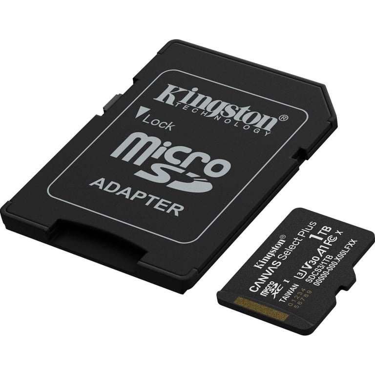 Карта пам'яті Kingston 1TB microSDXC class 10 UHS-I U3 V30 A1 Canvas Select Plus (SDCS3/1TB) - фото 2