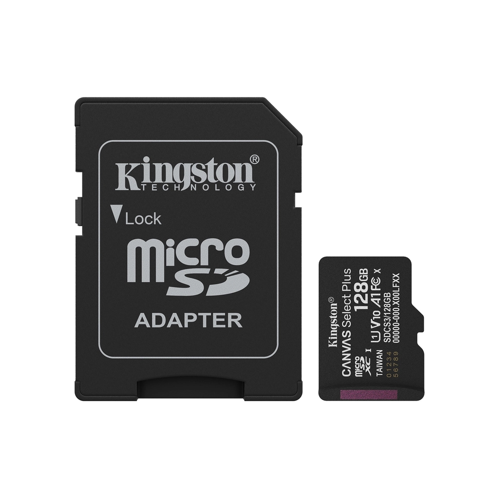 Карта пам%27яті Kingston 128GB (з SD адаптером) Class 10 UHS-I U1 V10 A1 (SDCS3/128GB) Карта пам%27яті Kingston 128GB (з SD адаптером) Class 10 UHS-I U1 V10 A1 (SDCS3/128GB)