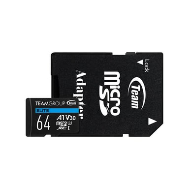 Карта пам%27яті Team 64GB microSDXC class 10 UHS-I U3 V30 A1 Elite (TEAUSDX64GIV30A103)