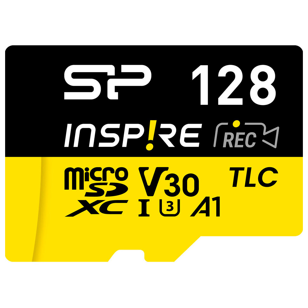 Карта пам'яті Silicon Power 128GB microSDXC class 10 UHS-I U3 V30 A1 Inspire (SP128GBSTXLV3V1NSP) - фото 2 Карта пам'яті Silicon Power 128GB microSDXC class 10 UHS-I U3 V30 A1 Inspire (SP128GBSTXLV3V1NSP) - фото 2