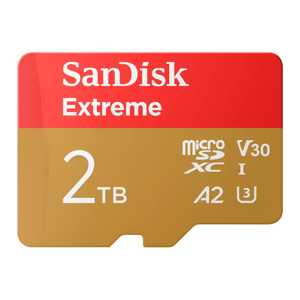 Карта пам%27яті SanDisk 2TB microSDXC class 10 UHS-I U3 V30 A2 Extreme (SDSQXAV-2T00-GN6MA) Карта пам%27яті SanDisk 2TB microSDXC class 10 UHS-I U3 V30 A2 Extreme (SDSQXAV-2T00-GN6MA)