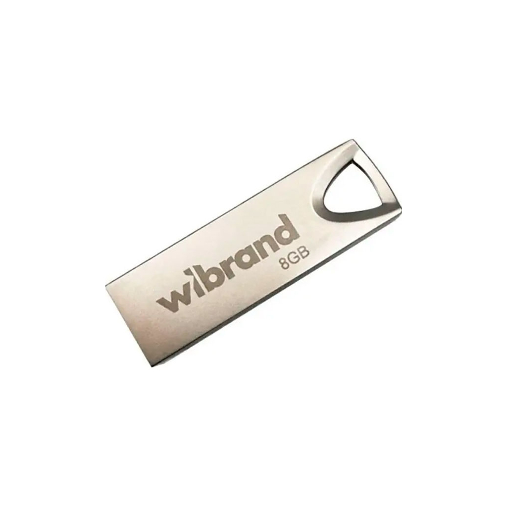 USB флеш накопичувач Wibrand 8GB Taipan Silver USB 2.0 (WI2.0/TA8U2S) - фото 2 USB флеш накопичувач Wibrand 8GB Taipan Silver USB 2.0 (WI2.0/TA8U2S) - фото 2