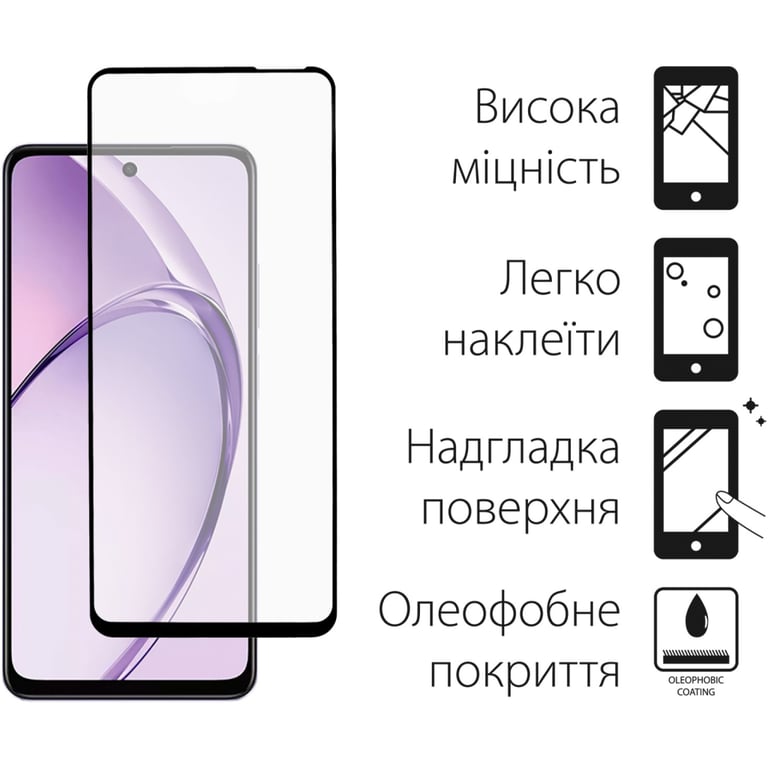 Чохол до мобільного телефона Dengos Carbon + glass Oppo A40m/A40 Black (DG-KM-159) - фото 3