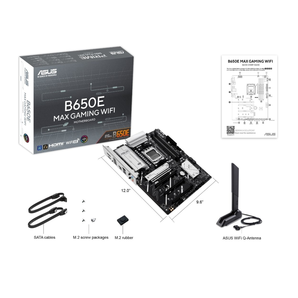 Материнська плата ASUS B650E MAX GAMING WIFI - фото 6 Материнська плата ASUS B650E MAX GAMING WIFI - фото 6