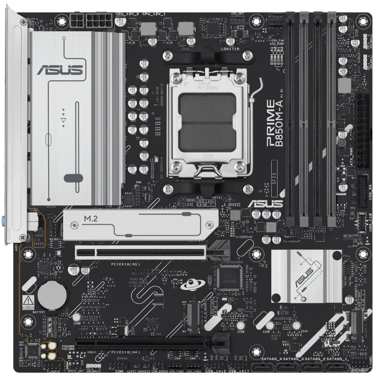 Материнська плата ASUS PRIME B850M-A-CSM - фото 3