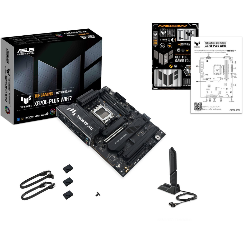 Материнська плата ASUS TUF GAMING X870E-PLUS WIFI7 - фото 8 Материнська плата ASUS TUF GAMING X870E-PLUS WIFI7 - фото 8