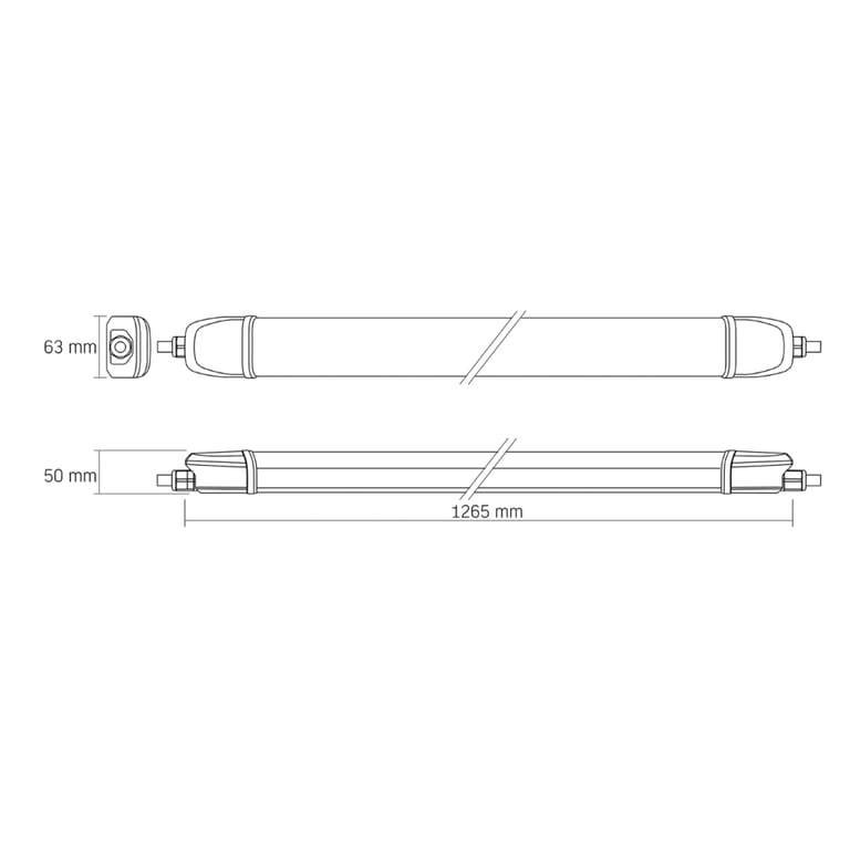 Світильник Videx BNWL04 40W 1.2М 5000K 220V (VL-BNWL04-40125) - фото 4