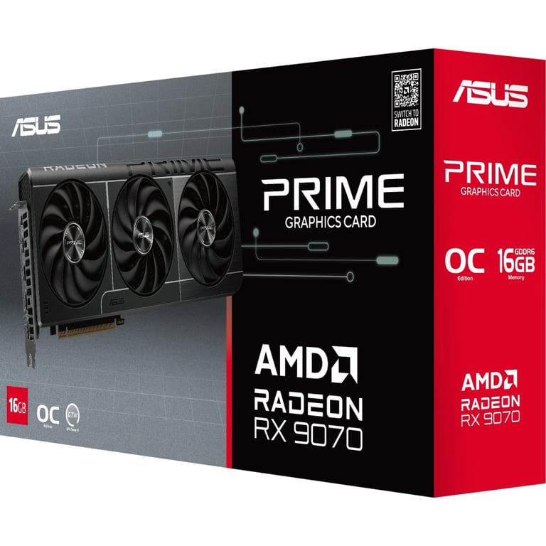 Відеокарта ASUS Radeon RX 9070 16Gb PRIME OC EVO (PRIME-RX9070-O16G-EVO) - фото 12