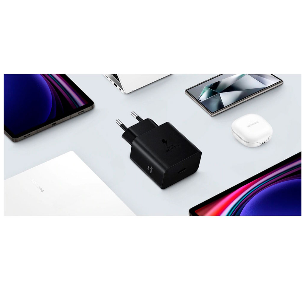 Зарядний пристрій Samsung USB-C PD45W black (EP-T4511NBEGEU) - фото 5 Зарядний пристрій Samsung USB-C PD45W black (EP-T4511NBEGEU) - фото 5