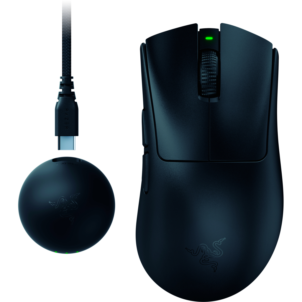 Мишка Razer DeathAdder V4 Pro Wireless/USB Black (RZ01-05330100-R3G1)