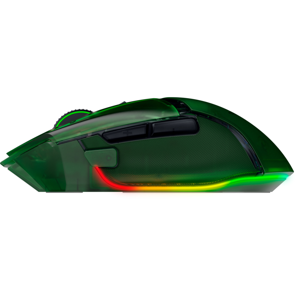 Мишка Razer Basilisk V3 Pro 35K Wireless/Bluetooth/USB Phantom Green (RZ01-05240300-R3G1) - фото 2 Мишка Razer Basilisk V3 Pro 35K Wireless/Bluetooth/USB Phantom Green (RZ01-05240300-R3G1) - фото 2