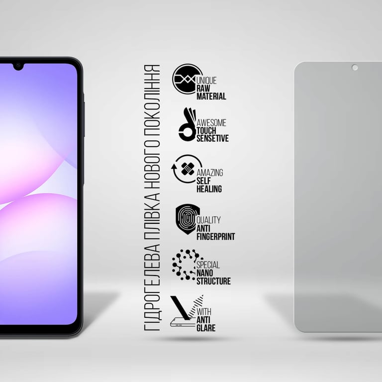 Плівка захисна Armorstandart hydrogel Matte Samsung A07 4G (ARM86497) - фото 2