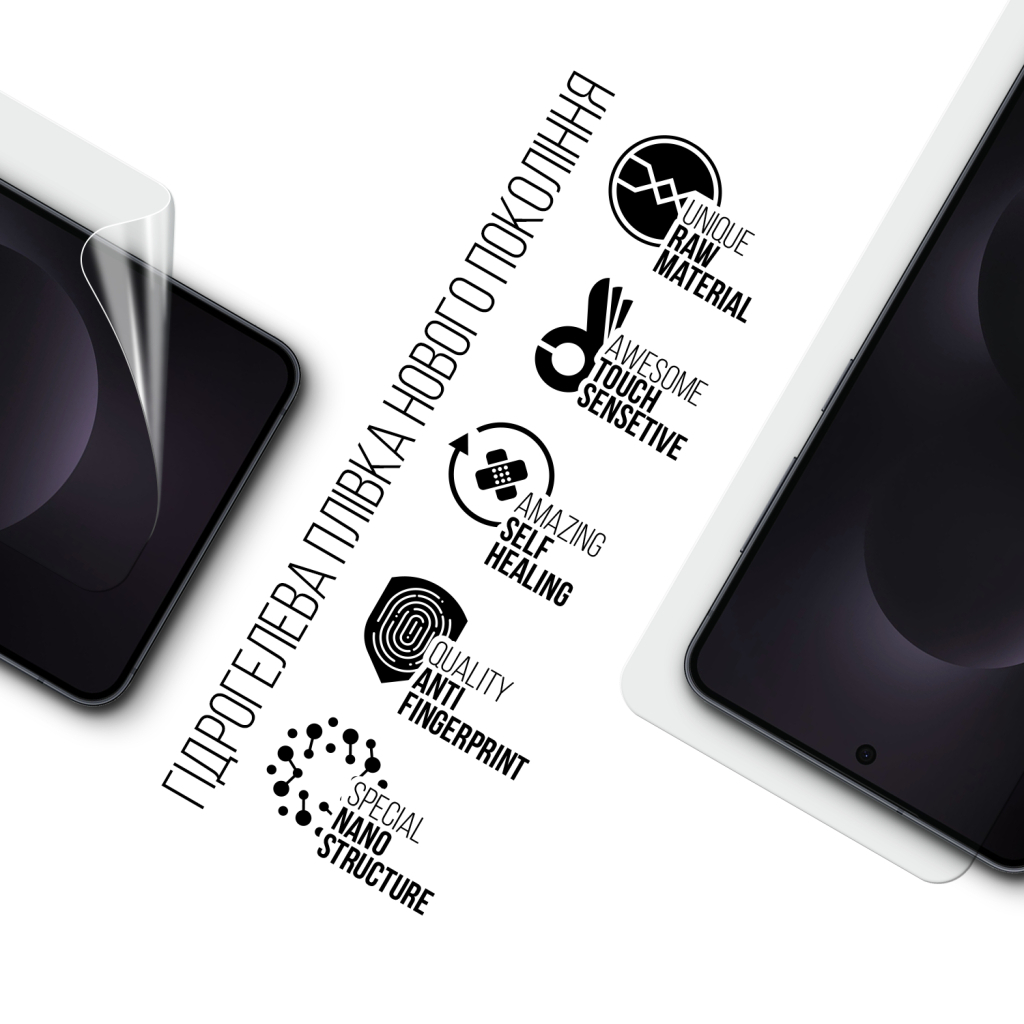 Плівка захисна Armorstandart hydrogel Samsung S25 Edge 5G (SM-S937) (ARM83266) - фото 2 Плівка захисна Armorstandart hydrogel Samsung S25 Edge 5G (SM-S937) (ARM83266) - фото 2