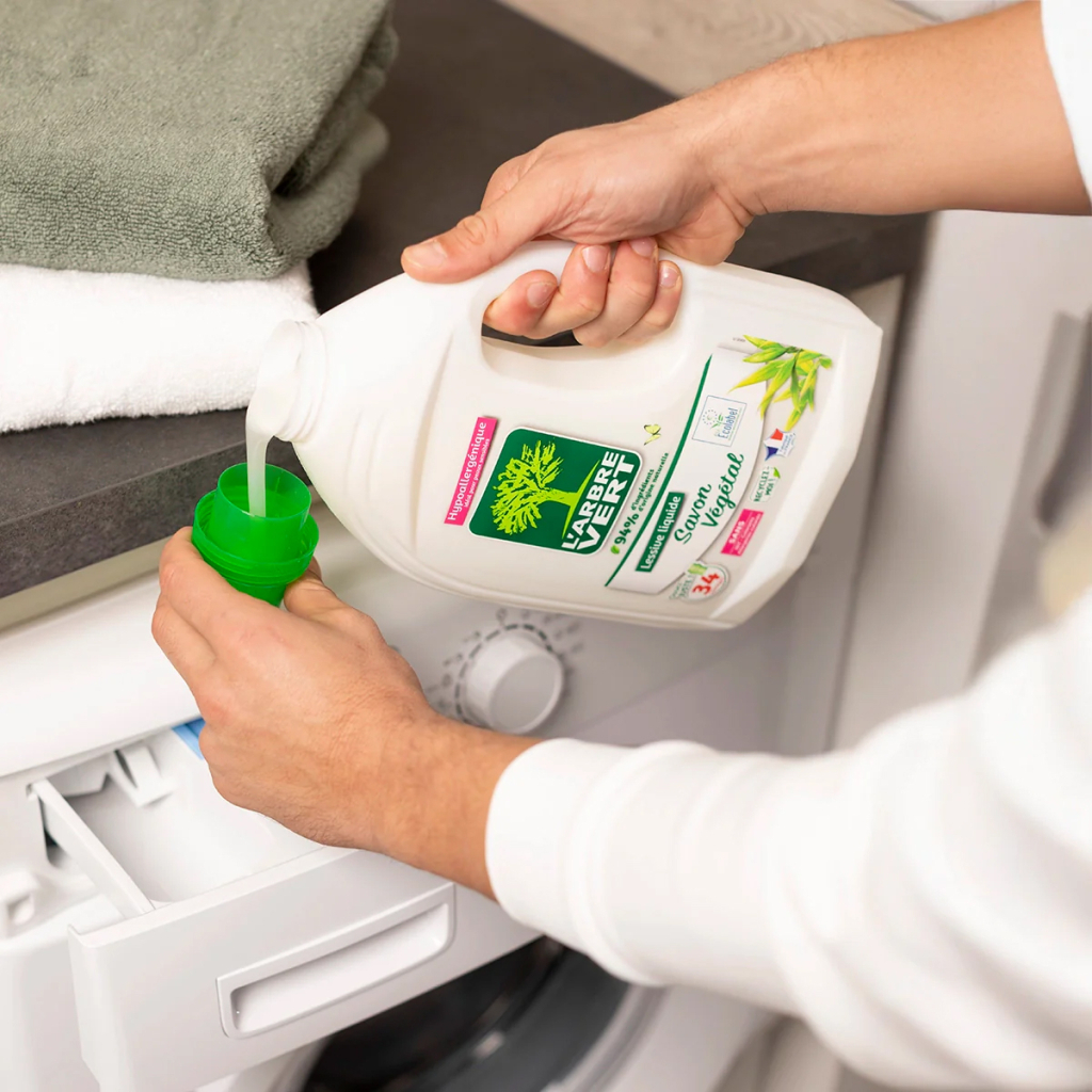 Гель для прання L'Arbre Vert Рослинне мило 1.53 л (3450601046254) - фото 2 Гель для прання L'Arbre Vert Рослинне мило 1.53 л (3450601046254) - фото 2