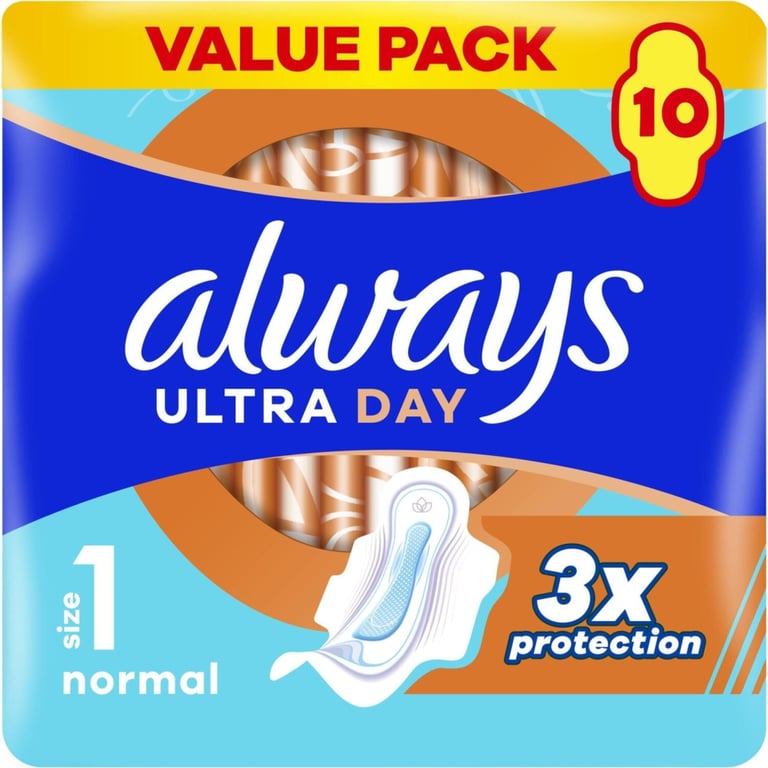 Гігієнічні прокладки Always Ultra Day Normal (Розмір 1) 10 шт. (8700216861120) - фото 1