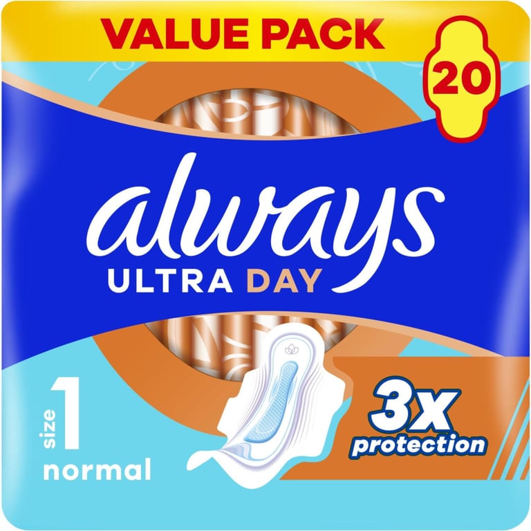 Гігієнічні прокладки Always Ultra Day Normal (Розмір 1) 20 шт. (8700216171311) - фото 1