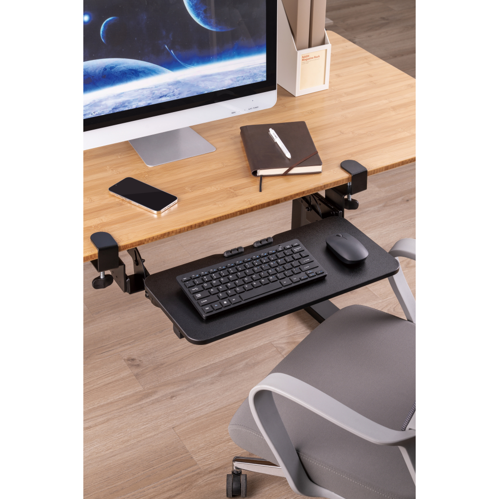 Органайзер для столу OfficePro Under-desk keyboard tray (KT135B) - фото 9 Органайзер для столу OfficePro Under-desk keyboard tray (KT135B) - фото 9