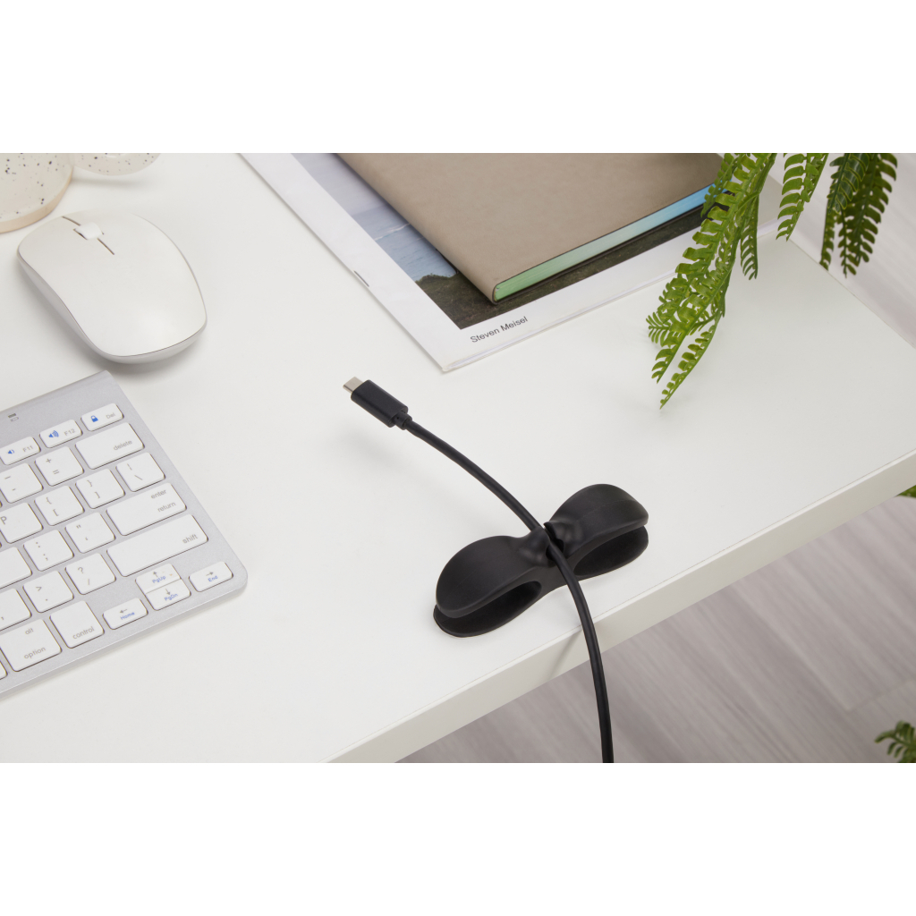 Тримач для кабелю OfficePro CM001B, клейка основа, black (CM001B) - фото 7 Тримач для кабелю OfficePro CM001B, клейка основа, black (CM001B) - фото 7