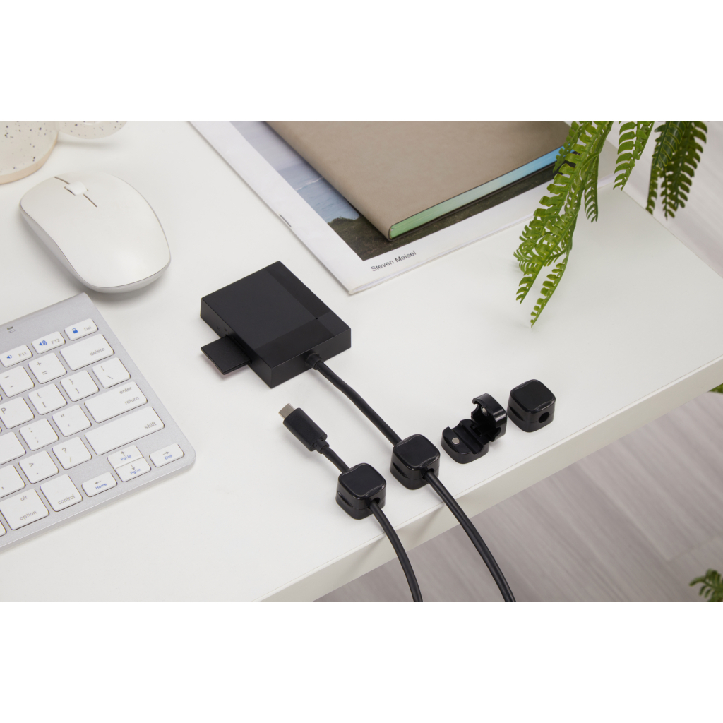 Тримач для кабелю OfficePro CM002B, magnetic clasp, 6шт=1пак, back (CM002B) - фото 5 Тримач для кабелю OfficePro CM002B, magnetic clasp, 6шт=1пак, back (CM002B) - фото 5