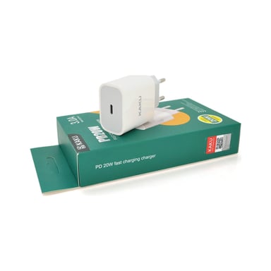 Зарядний пристрій KAKUSIGA USB-C PD20W white (KSC-500 HELI) - фото 1