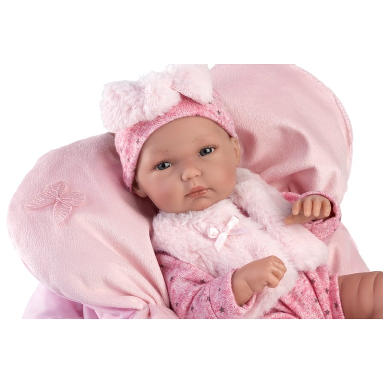Пупс Llorens Bimba Con Cojin Rosa, 35 см (63592) - фото 4