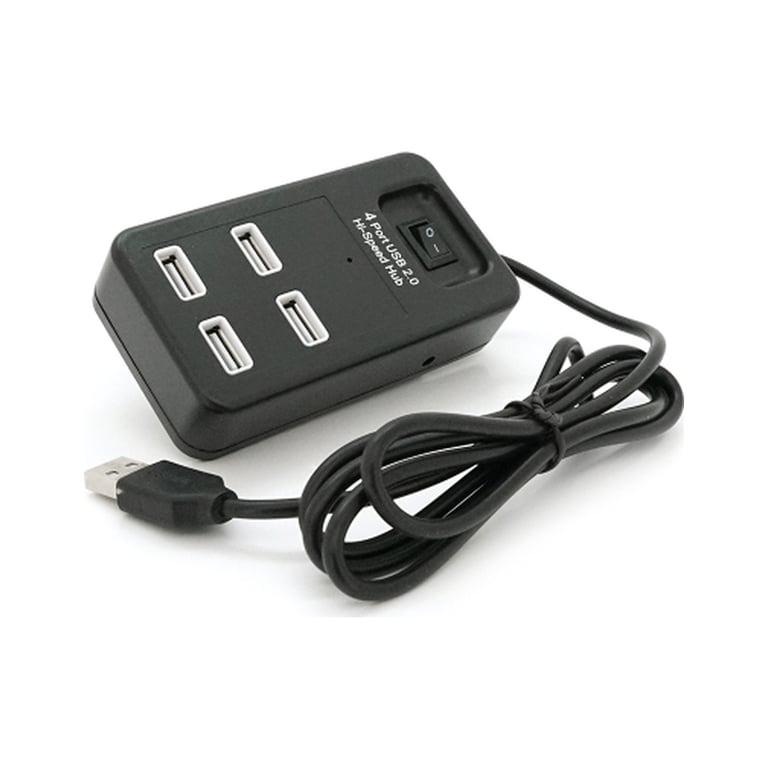 Концентратор Voltronic USB 2.0 to 4xUSB black (YT-HWS4-B) - фото 1