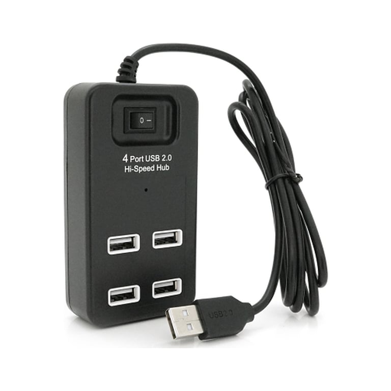 Концентратор Voltronic USB 2.0 to 4xUSB black (YT-HWS4-B) - фото 2