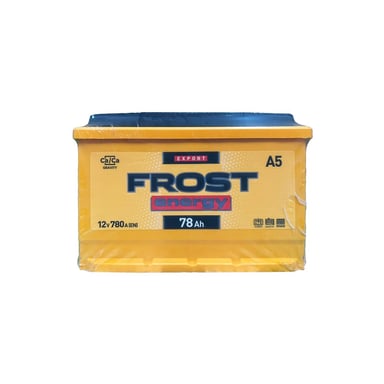 Акумулятор автомобільний FROST ENERGY 78Ah Ев (-/+) (780EN) - фото 1