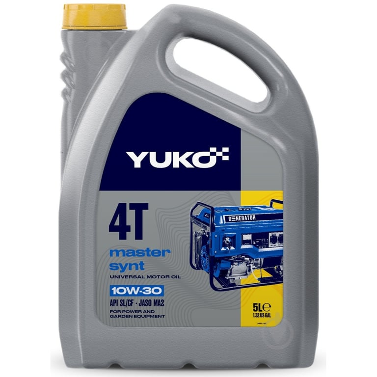 Моторна олива Yuko MASTER SYNT 4T 10-30 API SL/CF 5л (4823110405512) - фото 1