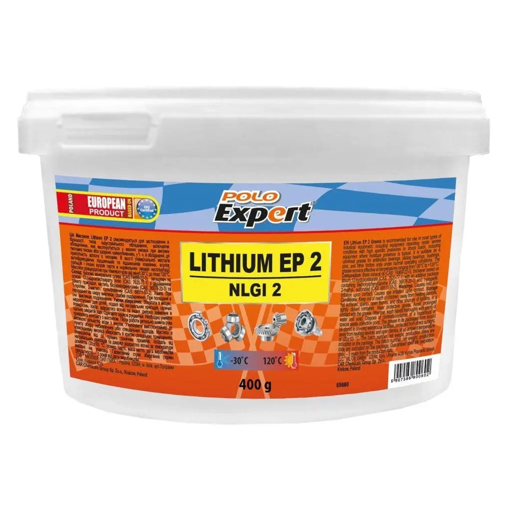 Мастило автомобільне Polo Expert Lithium EP2 400г (12083) - фото 1