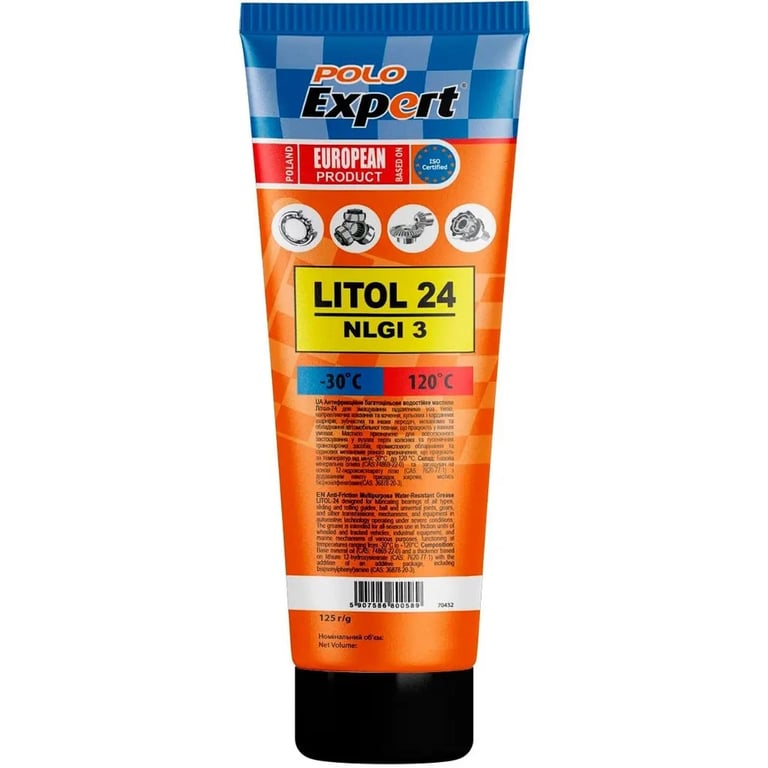 Мастило автомобільне Polo Expert LITOL-24 125г (12081)