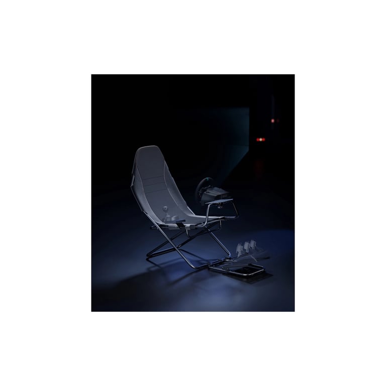 Крісло ігрове GamePro з кріпленням для керма, педалей та коробки передач Black (RS400B) - фото 9