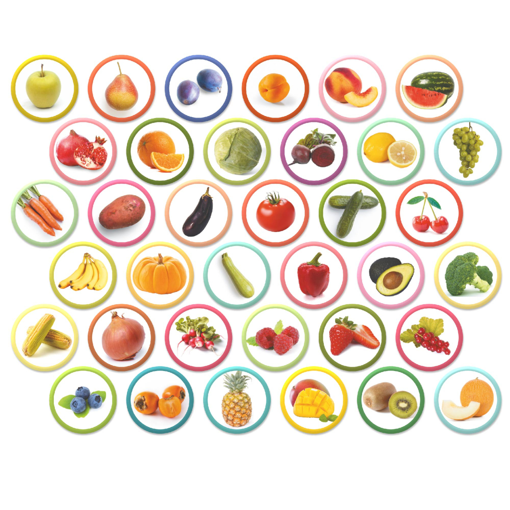 Навчальний набір DoDo Магнітний набір Монтесорі Овочі, фрукти і ягоди (200272) - фото 3 Навчальний набір DoDo Магнітний набір Монтесорі Овочі, фрукти і ягоди (200272) - фото 3