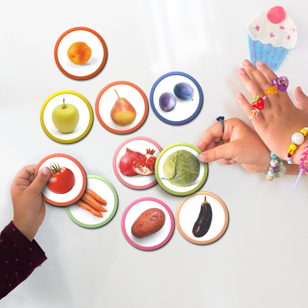 Навчальний набір DoDo Магнітний набір Монтесорі Овочі, фрукти і ягоди (200272) - фото 6 Навчальний набір DoDo Магнітний набір Монтесорі Овочі, фрукти і ягоди (200272) - фото 6